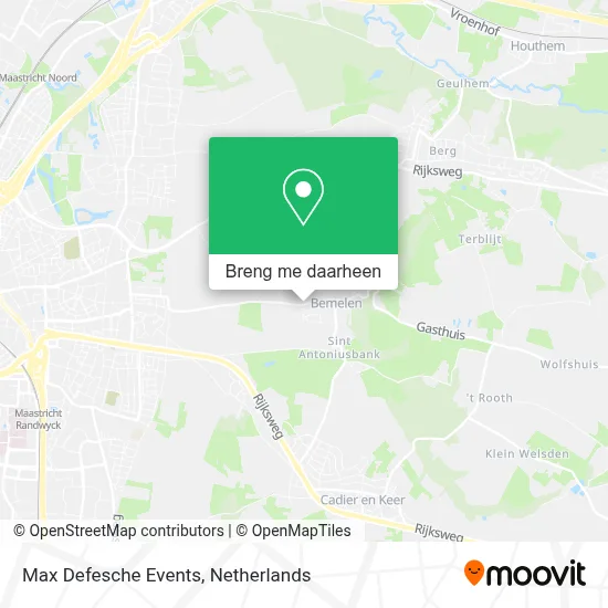 Max Defesche Events kaart