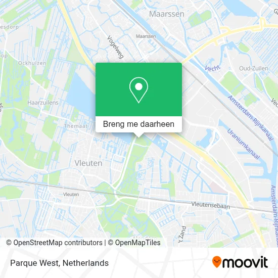 Parque West kaart