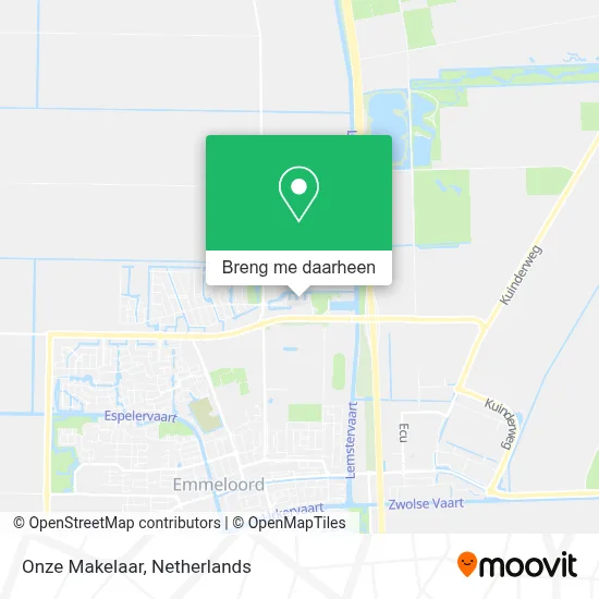 Onze Makelaar kaart