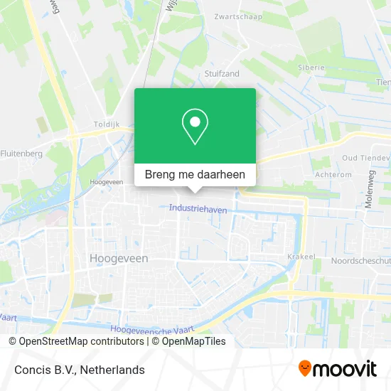 Concis B.V. kaart