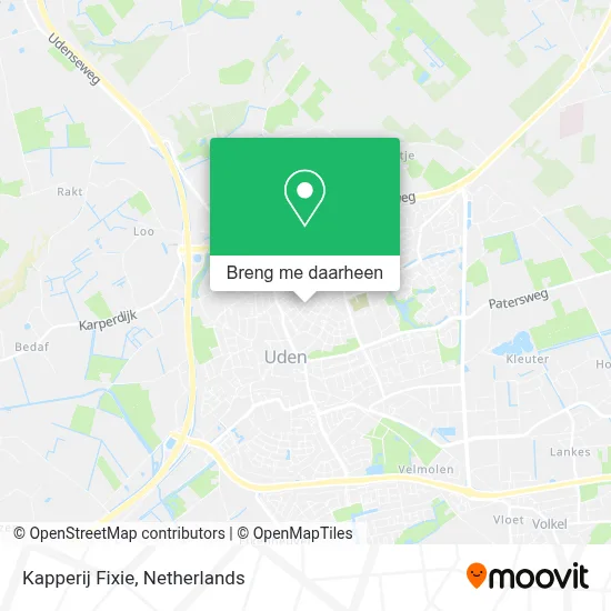 Kapperij Fixie kaart
