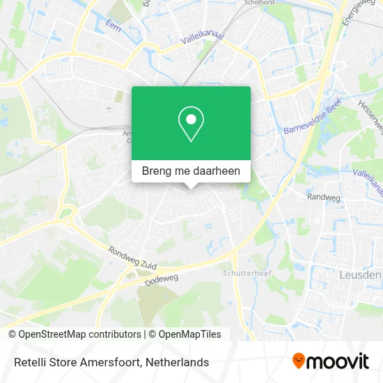 Retelli Store Amersfoort kaart