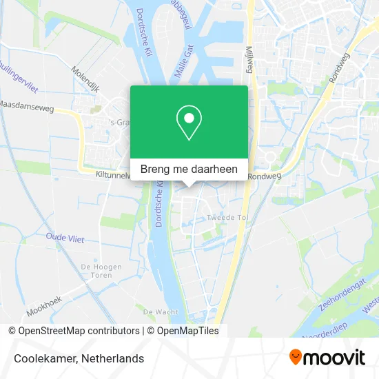 Coolekamer kaart