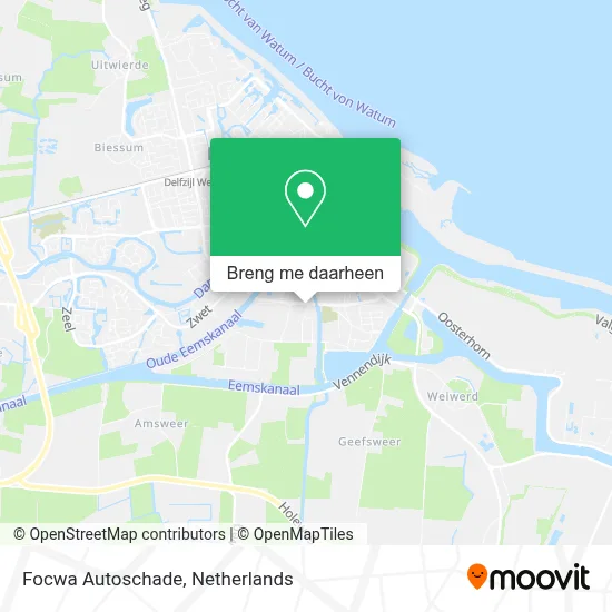 Focwa Autoschade kaart