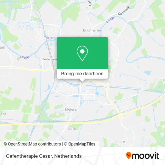 Oefentherapie Cesar kaart