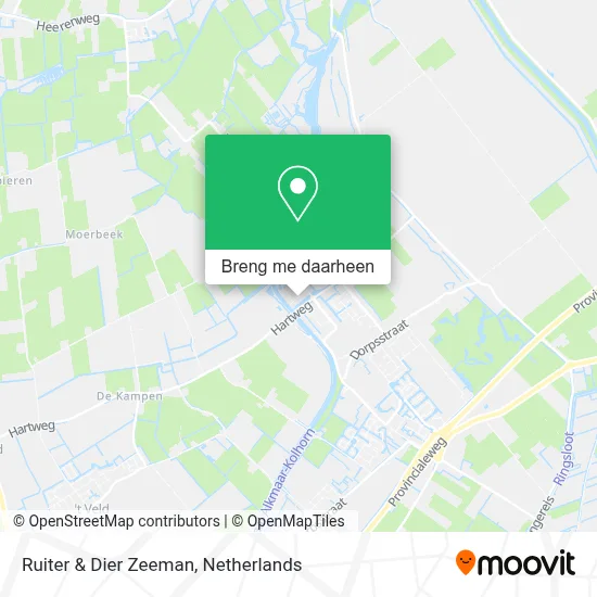 Ruiter & Dier Zeeman kaart