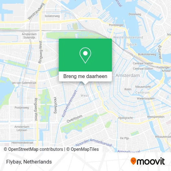 Flybay kaart