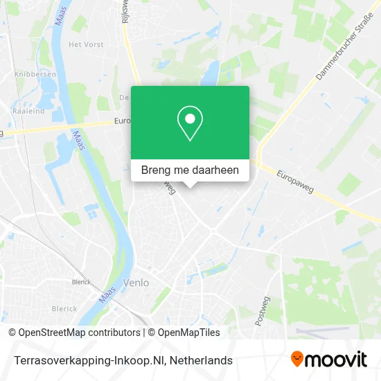 Terrasoverkapping-Inkoop.Nl kaart