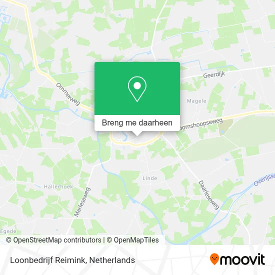 Loonbedrijf Reimink kaart