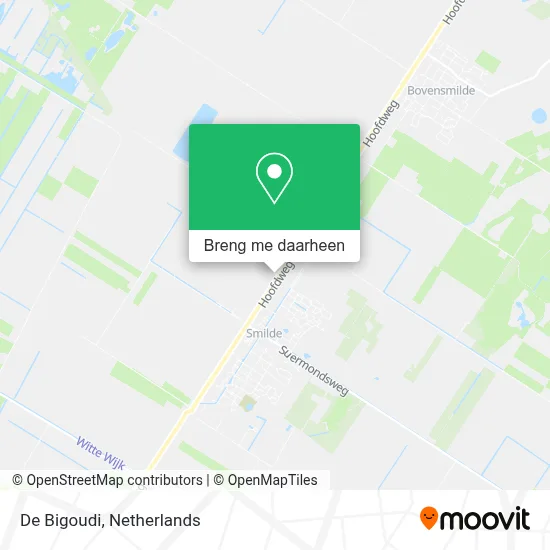 De Bigoudi kaart