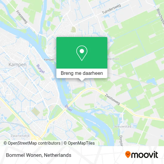 Bommel Wonen kaart