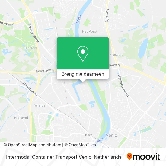 Intermodal Container Transport Venlo kaart