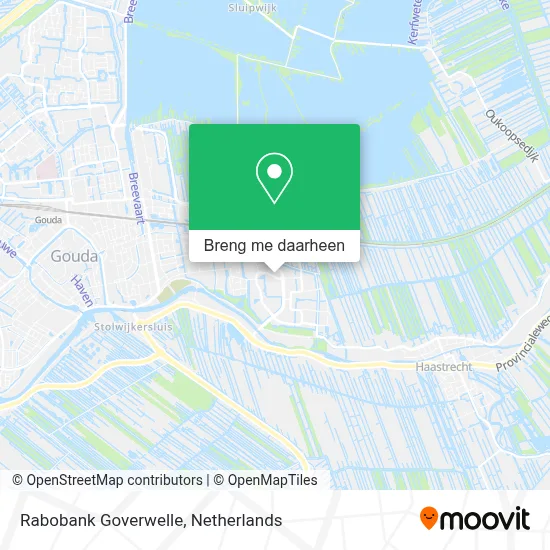 Rabobank Goverwelle kaart