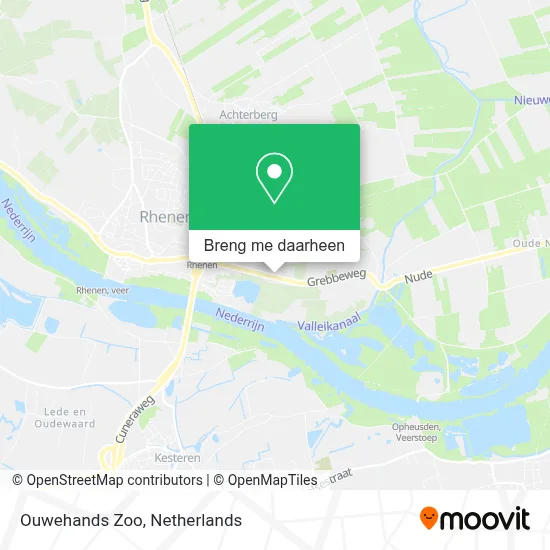 Ouwehands Zoo kaart