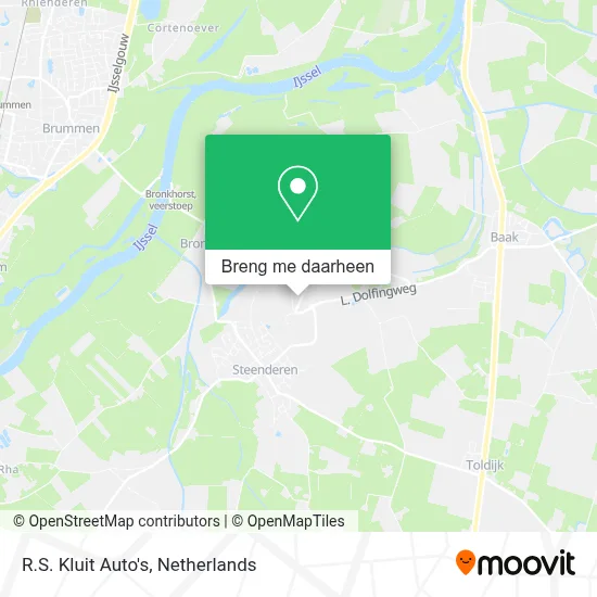 R.S. Kluit Auto's kaart