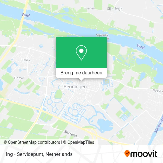 Ing - Servicepunt kaart