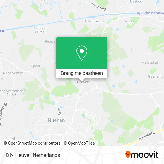 D'N Heuvel kaart