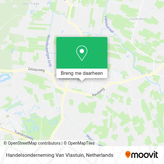 Handelsonderneming Van Vlastuin kaart
