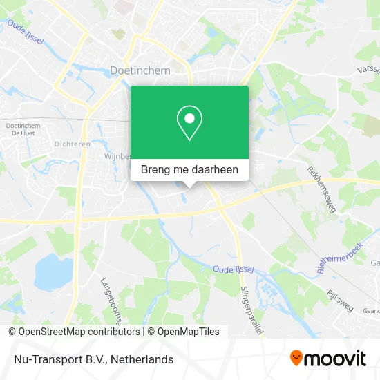 Nu-Transport B.V. kaart