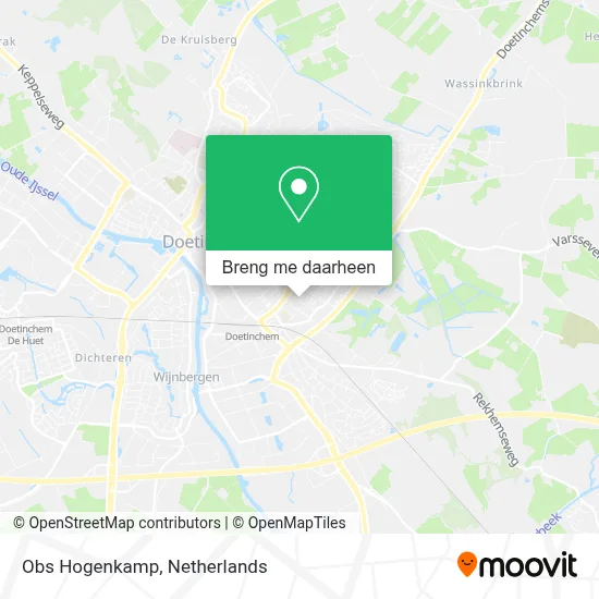 Obs Hogenkamp kaart