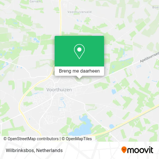 Wilbrinksbos kaart