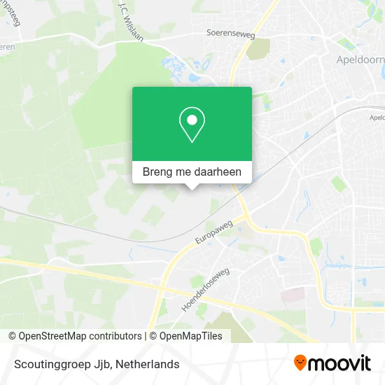 Scoutinggroep Jjb kaart