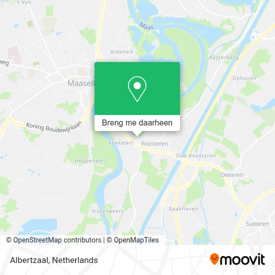 Albertzaal kaart