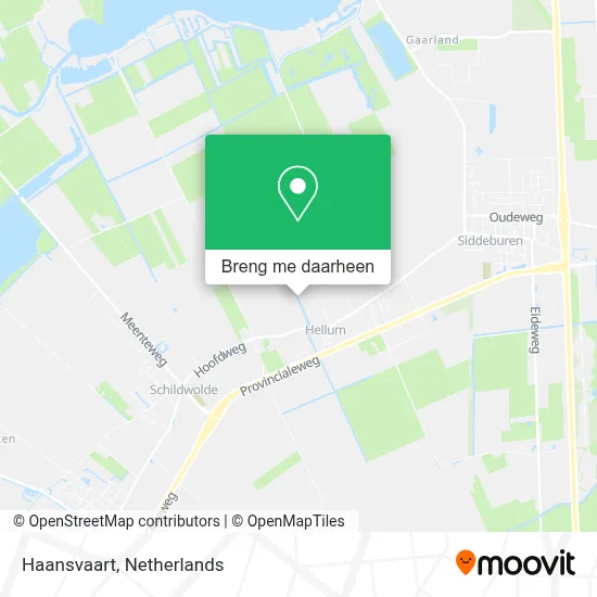 Haansvaart kaart