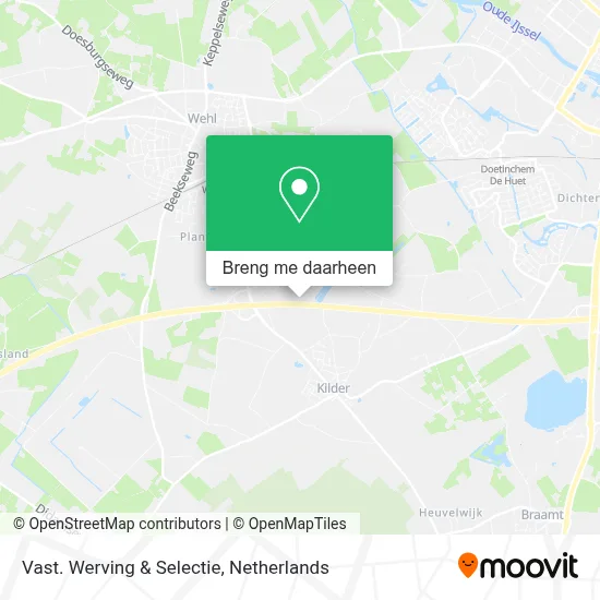 Vast. Werving & Selectie kaart