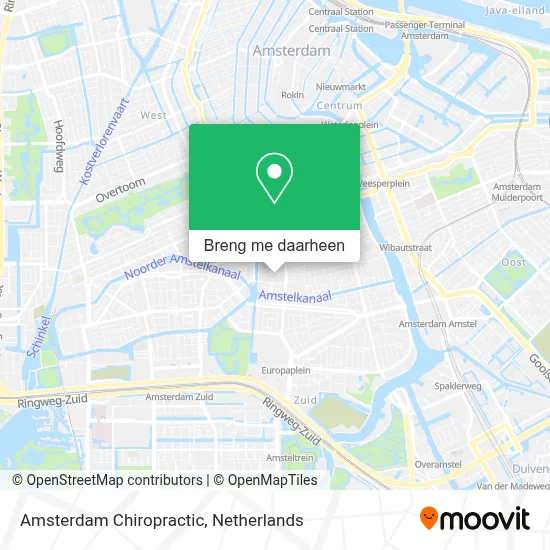 Amsterdam Chiropractic kaart