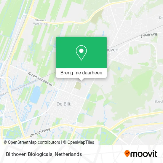 Bilthoven Biologicals kaart