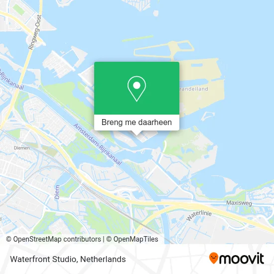 Waterfront Studio kaart