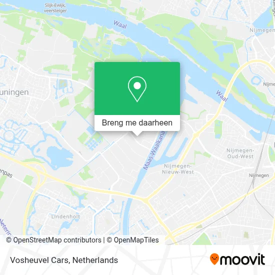 Vosheuvel Cars kaart