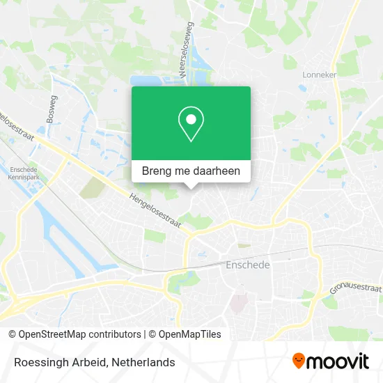 Roessingh Arbeid kaart