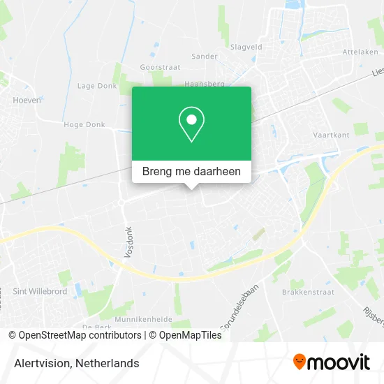 Alertvision kaart