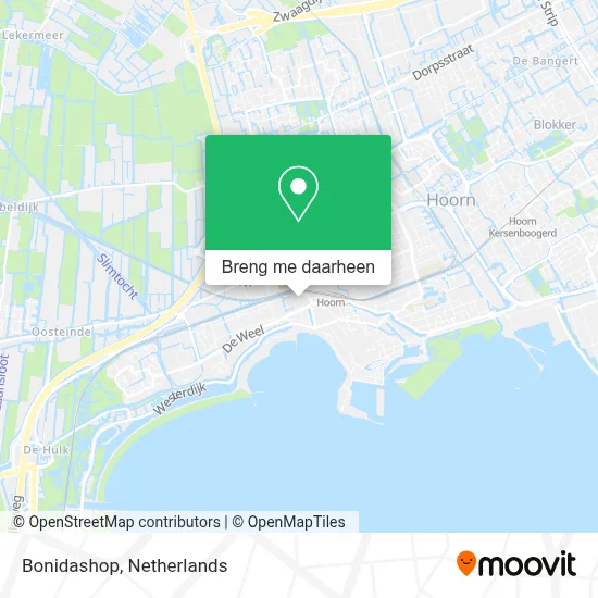 Bonidashop kaart