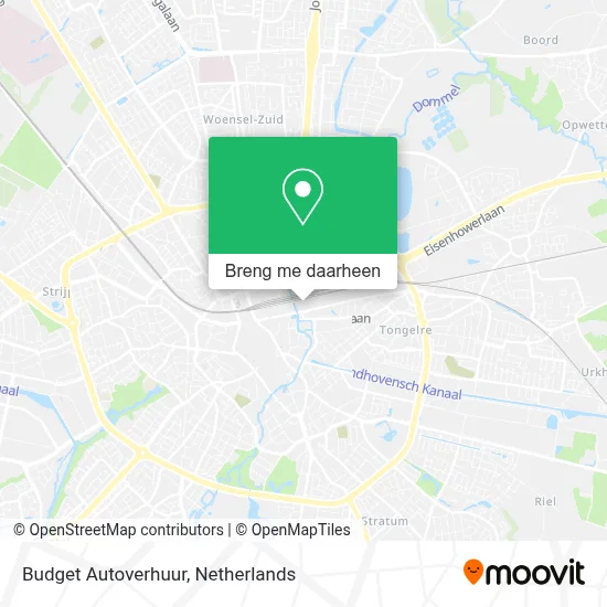 Budget Autoverhuur kaart
