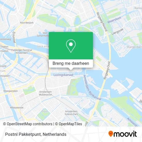 Postnl Pakketpunt kaart