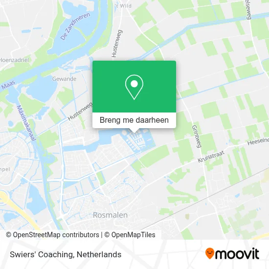 Swiers' Coaching kaart