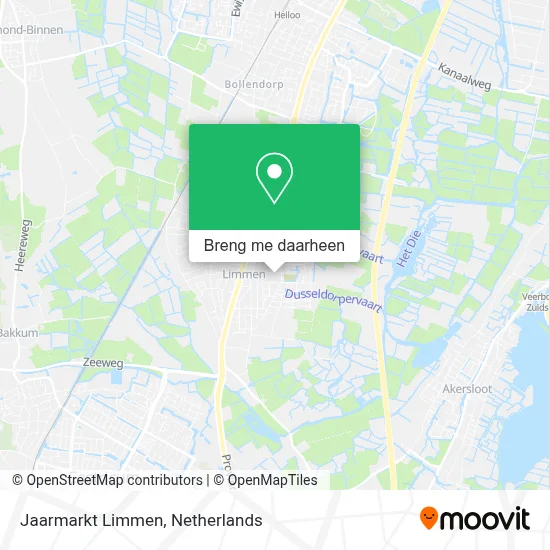 Jaarmarkt Limmen kaart