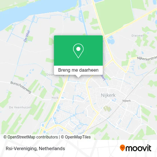 Rsi-Vereniging kaart