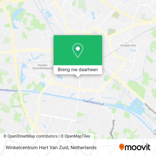 Winkelcentrum Hart Van Zuid kaart