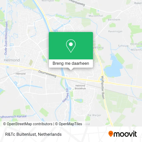 R&Tc Buitenlust kaart