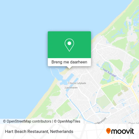 Hart Beach Restaurant kaart