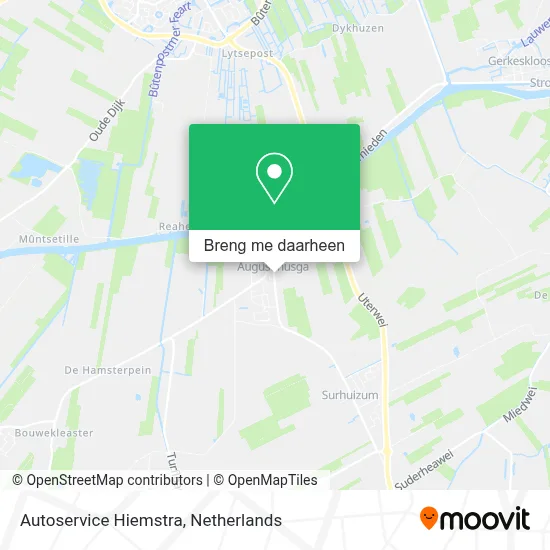 Autoservice Hiemstra kaart