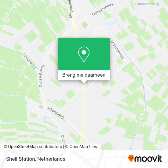 Shell Station kaart