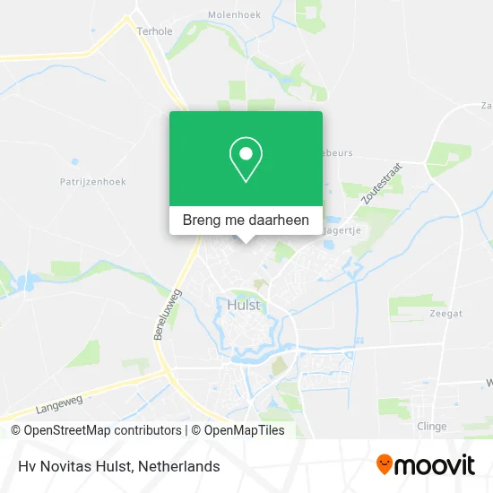 Hv Novitas Hulst kaart
