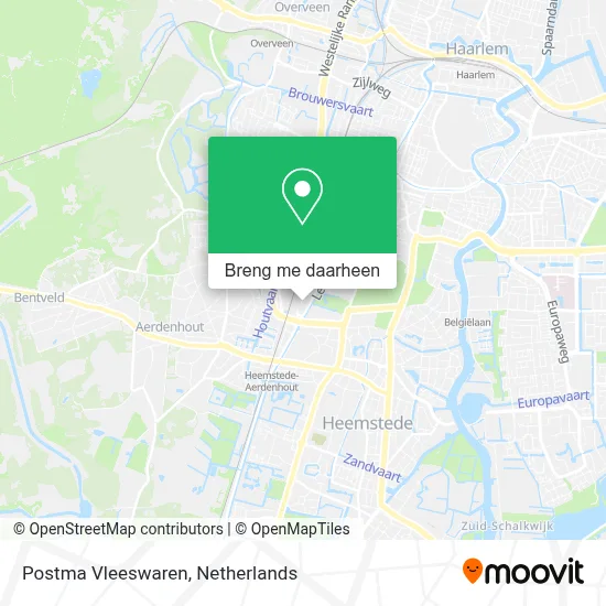 Postma Vleeswaren kaart