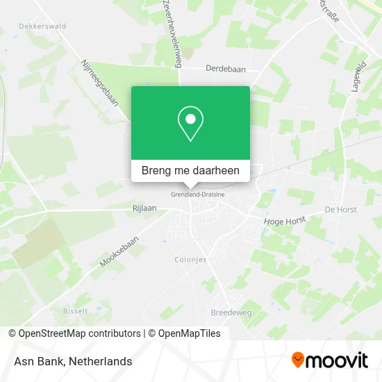 Asn Bank kaart