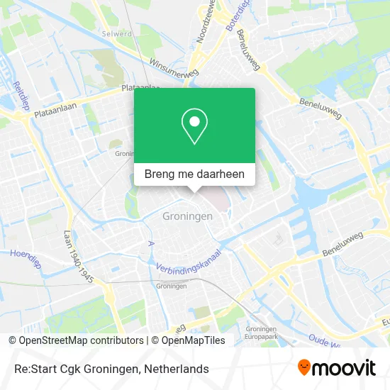 Re:Start Cgk Groningen kaart